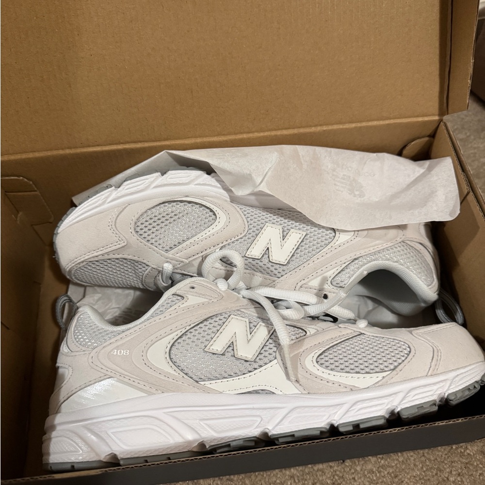 New Balance Classic All-White Running Sneakers ML408 grey grey - Picture 2 of 3